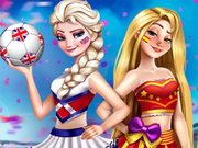 Elsa and Rapunzel Football Rivals