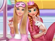 Anna and Ellie PJ Party