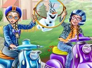 Princesses Scooter Ride