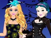 Elsa And Snow White Halloween Night