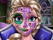 Elsa Scary Halloween Makeup
