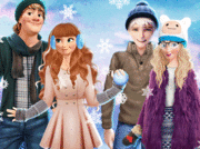 Frozen Couples Winter Time