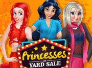 Princesses at Yard Sale