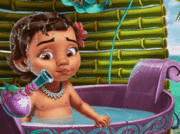 Baby Moana's Spa Day