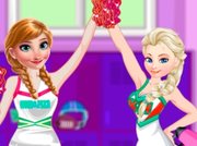 Princesses Cheerleader Style