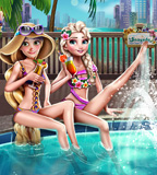 Eliza And Chloe Bff Pool Party
