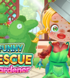 Funny Rescue Gardener