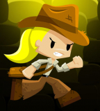 Lara and the skull gold