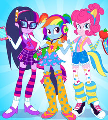 Pony Girls Back To High School