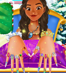 Princess Christmas Manicure