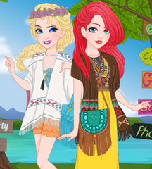 Princesses Boho Look