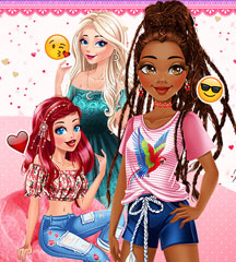 Princesses Fashion And Dare Challenge