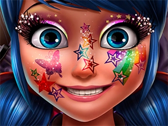 Ladybug's Glittery Makeup