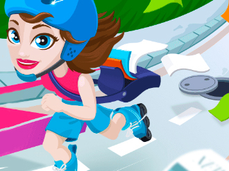 Girl On Skates: Paper Blaze