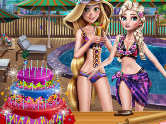 Girls Summer Delicious Cake