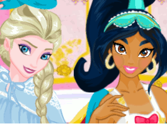 Princess Slumber Party Funny Faces Gamе