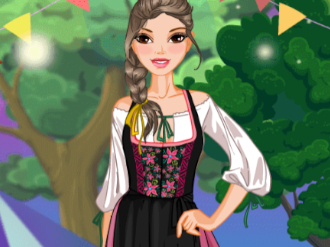 My country folk costume dressup