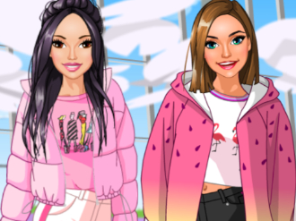 Pretty in Pink Dressup