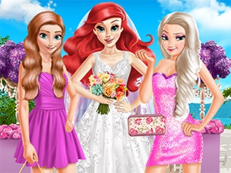 Mermaid Princess Wedding Day