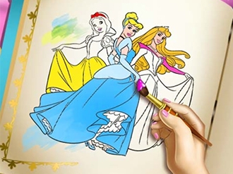 Princesses Coloring Book
