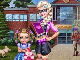 Modern Elsa School Dressup