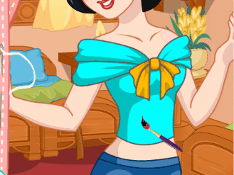 Snow White's Patchwork Dress