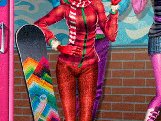 Anna and her Baby Winter Dressup
