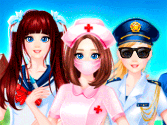 Vocational Girl Dressup