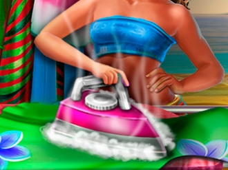 Moana Washing Clothes