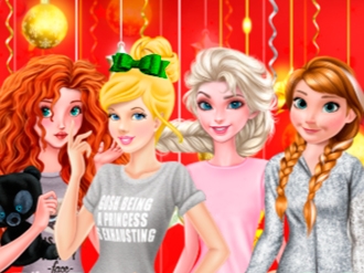 Princesses Waiting For Santa