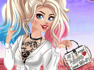 Harley Quinn Blogger Around The World