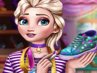 Frozen Princess Sneakers Design
