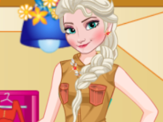 Ariel And Elsa Dressup