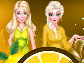 Lemony Girls At Prom