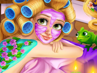 Blonde Princess Spa Day