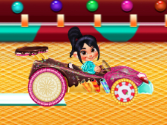 Ralph and vanellope as princess