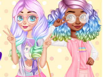 Princesses Kawaii Looks And Manicure