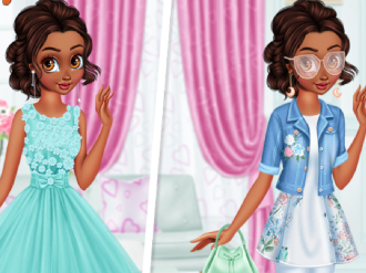 Princesses Elegant vs Casual