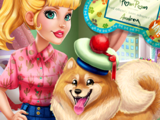 Audrey Adopts a lovely pup