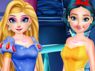 Sisters Princess Costumes Shopping