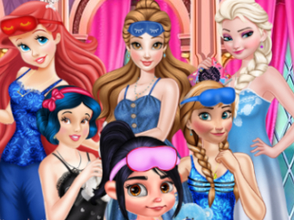 Vanellope and princess movie party