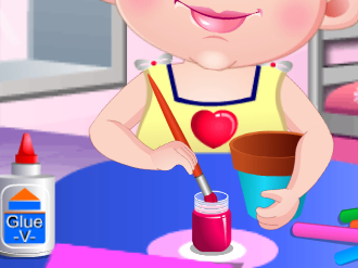 Baby Hazel Crafts Time