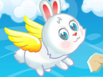 Flying Easter Bunny