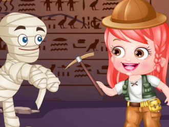 Baby Hazel Archaeologist Dressup