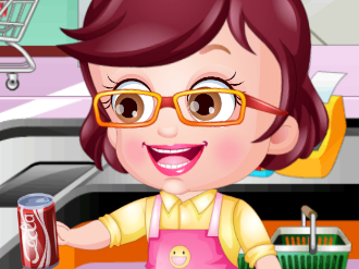 Baby Hazel As Cashier Dressup