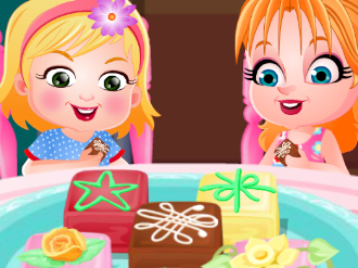 Petit Fours cooking with Hazel