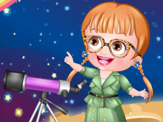 Baby Hazel As Astronomer Dressup