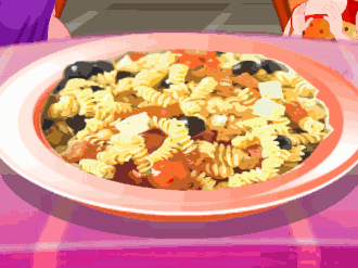 Baby Hazel Cooking Italian Pasta