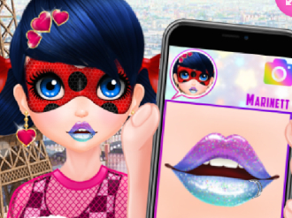 Cute lips design for Marinette