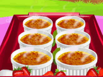 Cooking with Baby Hazel:Creme Brulee